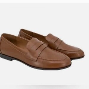 Kensie Ladies' Size 10 Penny Loafers Slip-on Shoes, Cognac